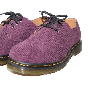 Dr Marten 1461 Duchess Oxblood Corduroy Oxford Shoes Men's 10 NEW!
